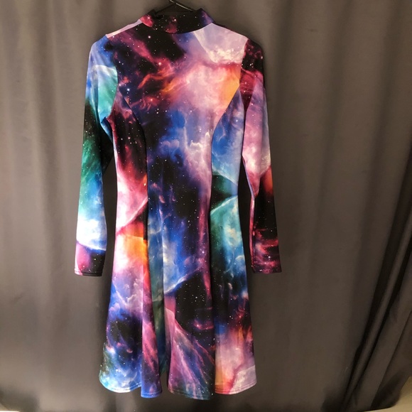 SWAP Blackmilk Galaxy Butterfly Long Sleeve Dress - Picture 2 of 3